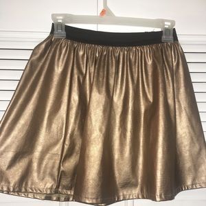 Women’s Bronze A-Line Skirt